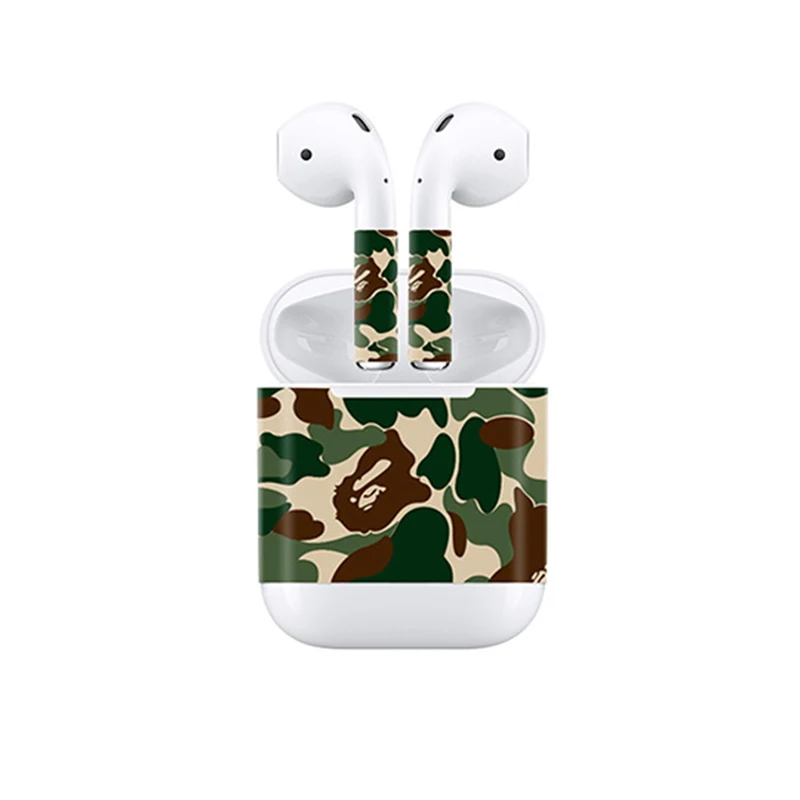 2018 индивидуальный дизайн виниловая пленка для Apple AirPods скины защитные обертки