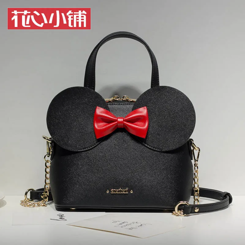 Удобная дамская сумочка Disney из искусственной кожи на плечо с Микки Маусом