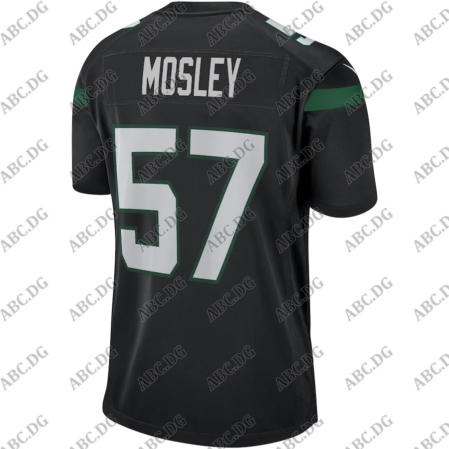 

Men Women Kid Youth New York C.J. Mosley Stealth Black Game Jersey