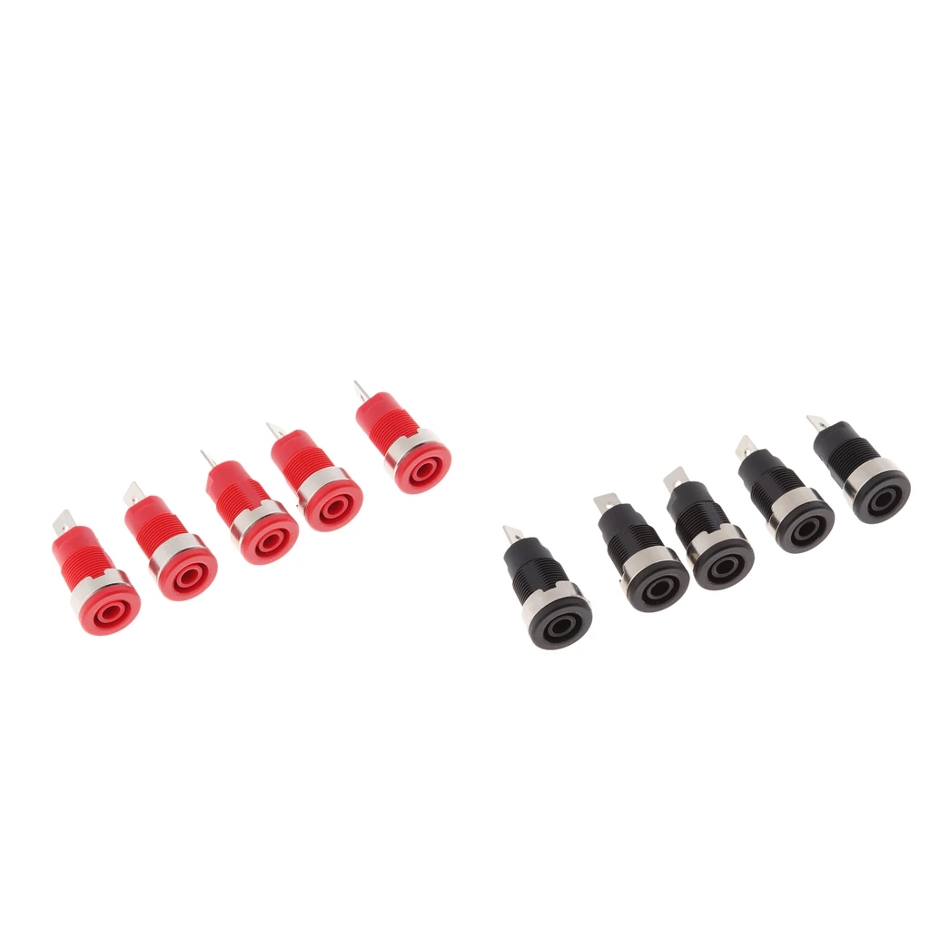 10 упаковок 4 мм разъем типа &quotбанан&quot панель гнездо связывающий пост спикер