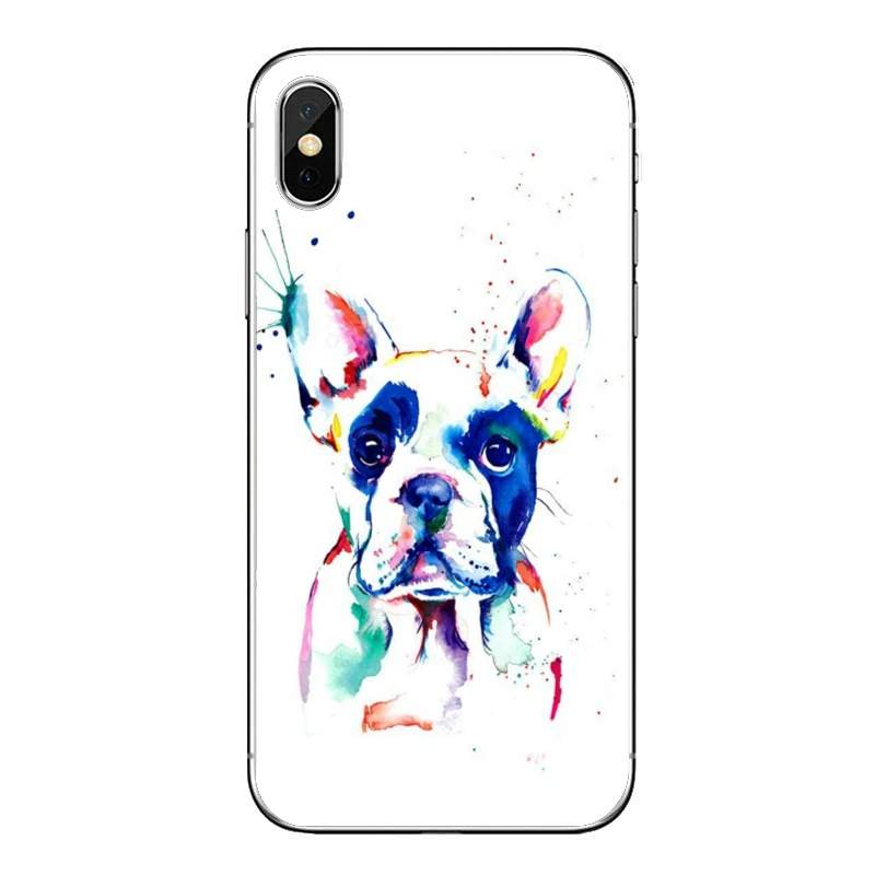 Мягкий чехол с рисунком для Xiaomi Redmi 9T 9C 9A 7 7A K20 6 6A S2 Note 9S 9 8 8T 5A Pro французский бульдог