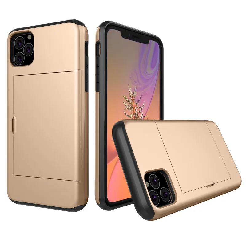 SGP Spigen Тонкий защитный чехол CS TPU PC для сотового телефона с отделением для карт для iPhone 11 Pro Max X XS XR 8 7 6 6S Plus - Цвет: Champagne Gold