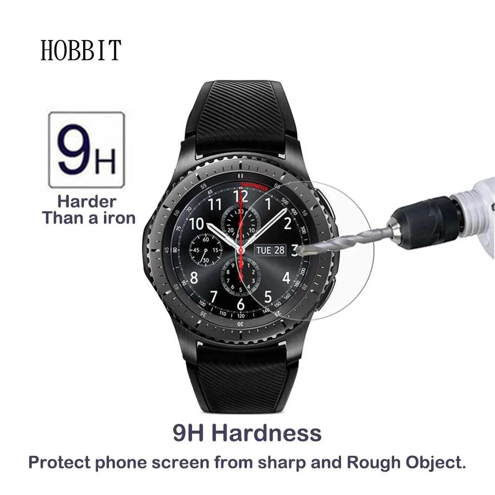 2 упаковки для samsung gear S3 Classic/Frontier Смарт-часы 2.5D 9H твердость прозрачное устойчивое к царапинам закаленное стекло Защита экрана