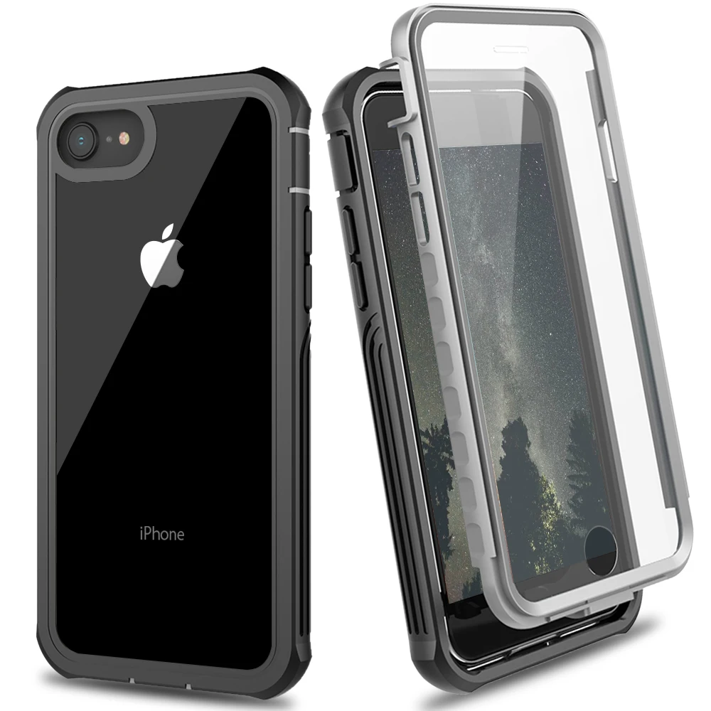 LLZ.COQUE 360 силиконовый чехол для телефона IPhone 11 Pro XS Max Xr X 8 7 6s 6 Plus противоударный ТПУ