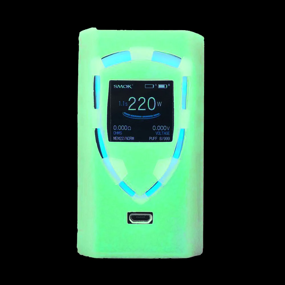 SMOK ProColor kit 225 W силиконовый чехол/рукав или резиновый силиконовый чехол-наклейка для SMOKTECH ProColor 225 W box mod - Цвет: luminous clear