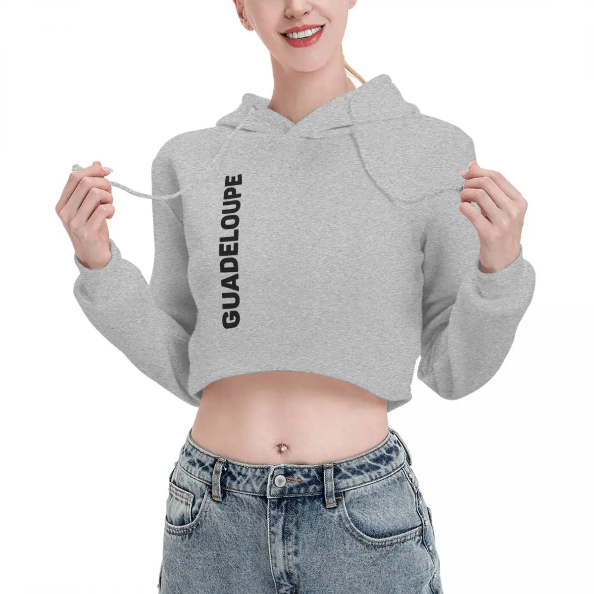 

Open navel Cat Ear Hoodie Sweater Guadeloupe Essential With hood Nerdy cute Print R276 Hoodie