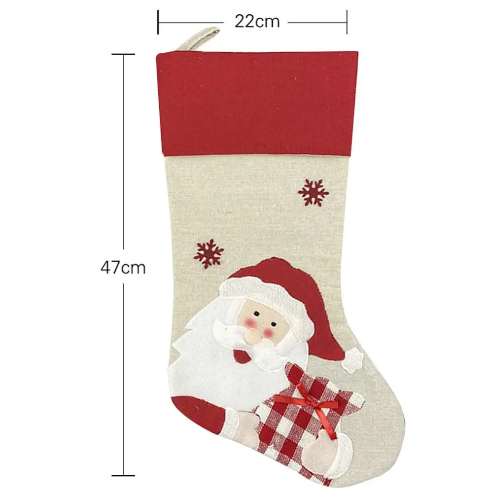 

Snowman Deer Penguin Santa Claus Christmas Tree Stocking Christmas Socks Gift Bag Xmas Decor Cristmas Decoration