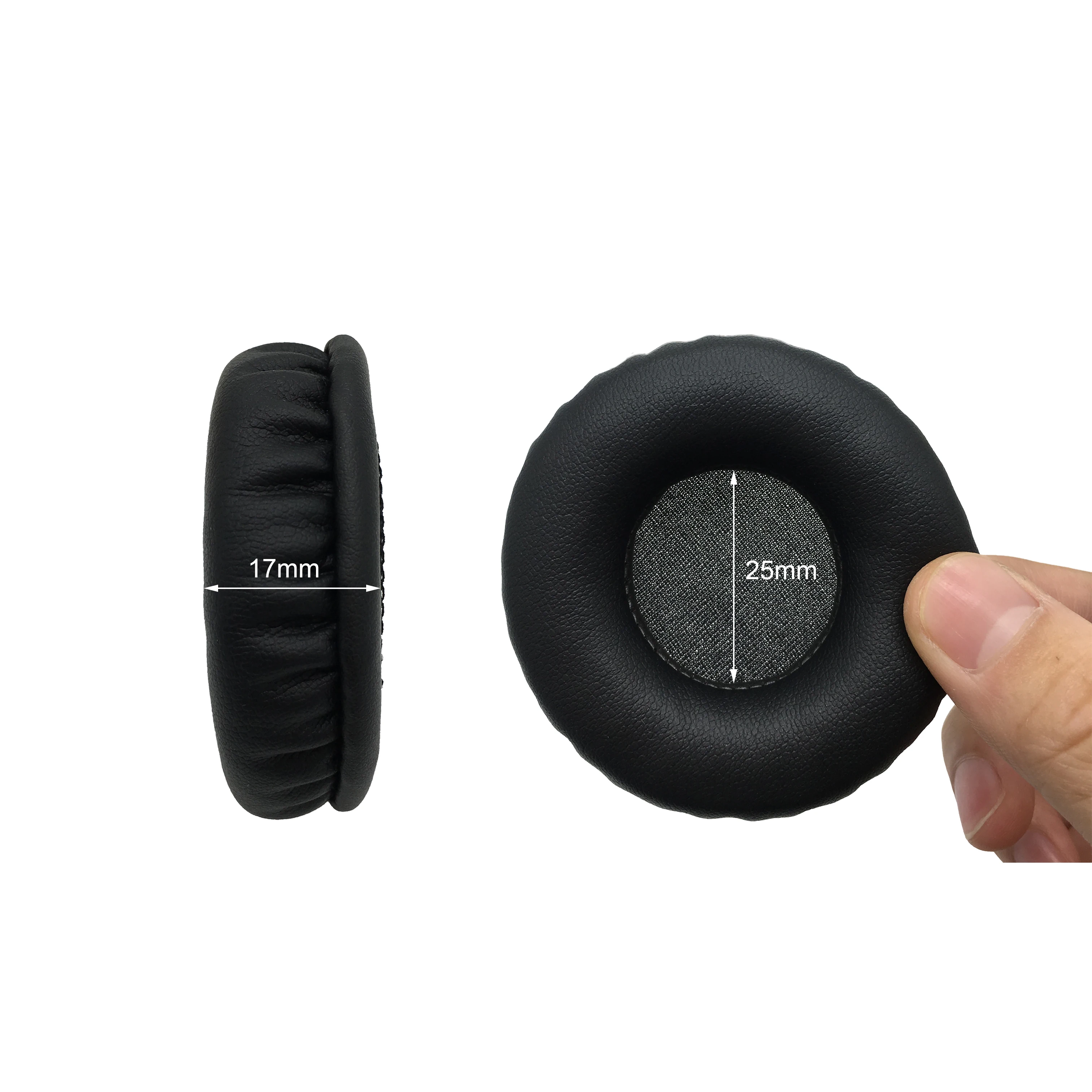 

KQTFT 1 Pair of Replacement Ear Pads for Sennheiser HD25-1 II HD25SP 25SP-II On-Ear Headset EarPads Earmuff Cover Cushion Cups