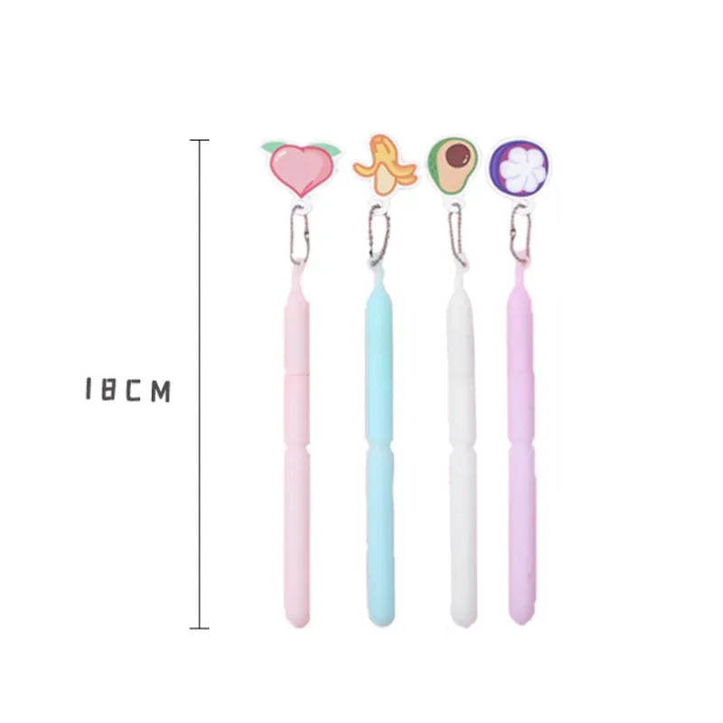 

1pcs/lot New Cartoon Fruit Card Pendant 0.5mm Black Ink School Supplies