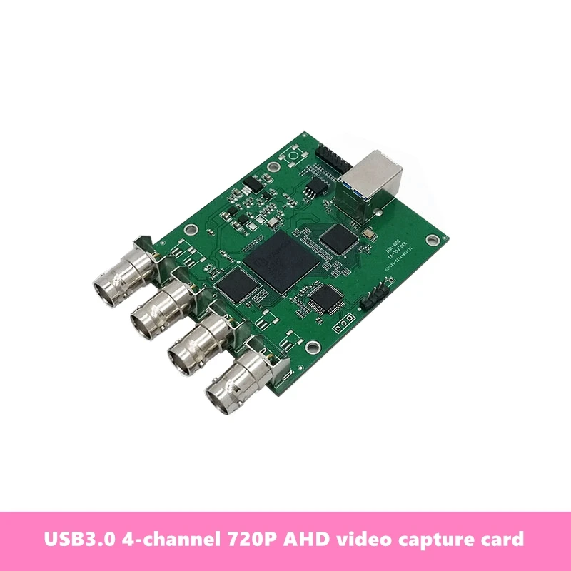 4-канальная Карта видеозахвата 720P AHD USB3.0 в реальном времени UVC драйвер Бесплатная