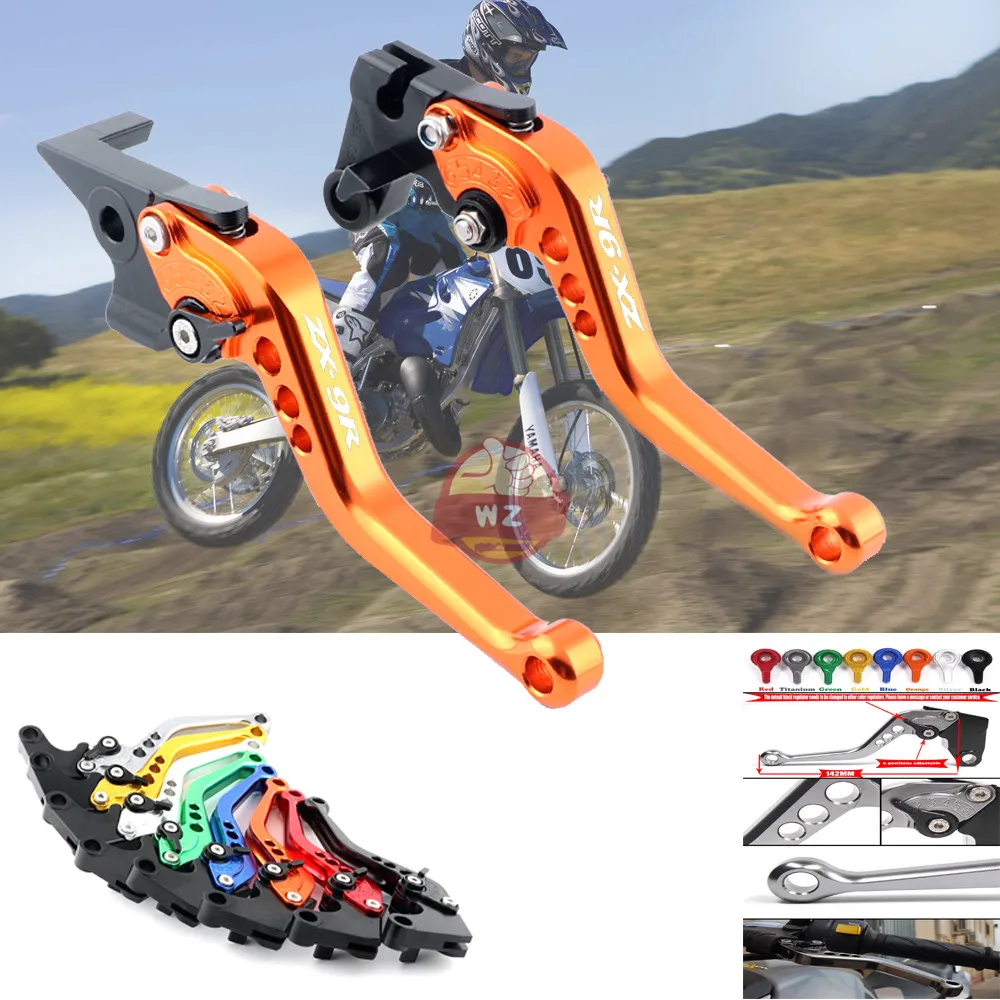 Для Kawasaki ZX9R ZX 9R 2000 y 2001 de 2002 2003 accesorios la motocicleta CNC corta palancas embrague freno|Накладки и