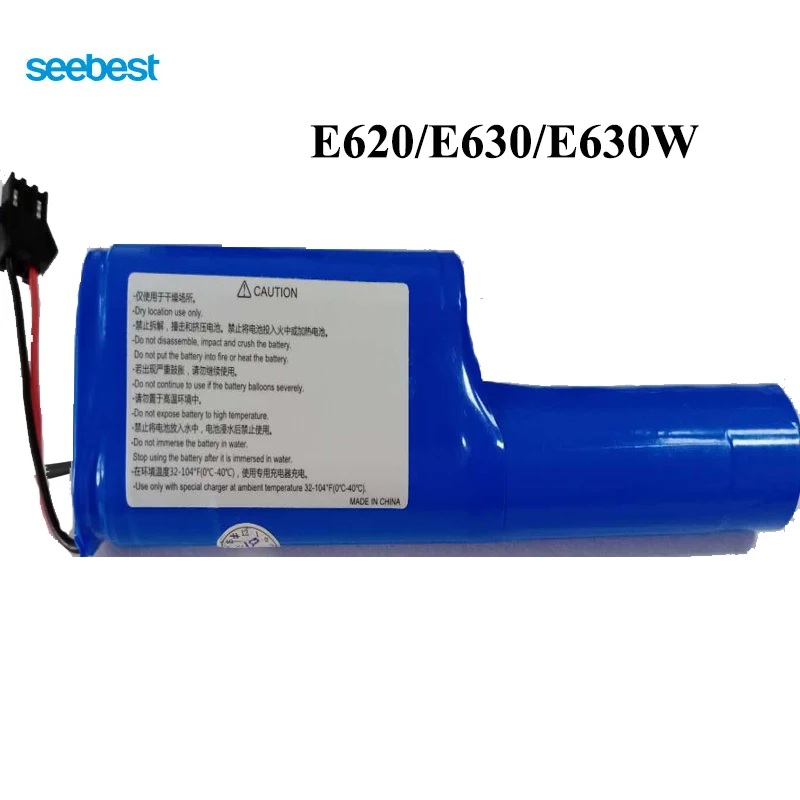 

Seebest D850/D751/D750/E620/E630/E630W Robot Vacuum Cleaner Spare Parts Replace Lithium Battery 2200mah