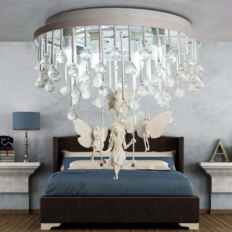 

modern crystal ceiling light simple atmosphere for bedroom living room dining room balcony
