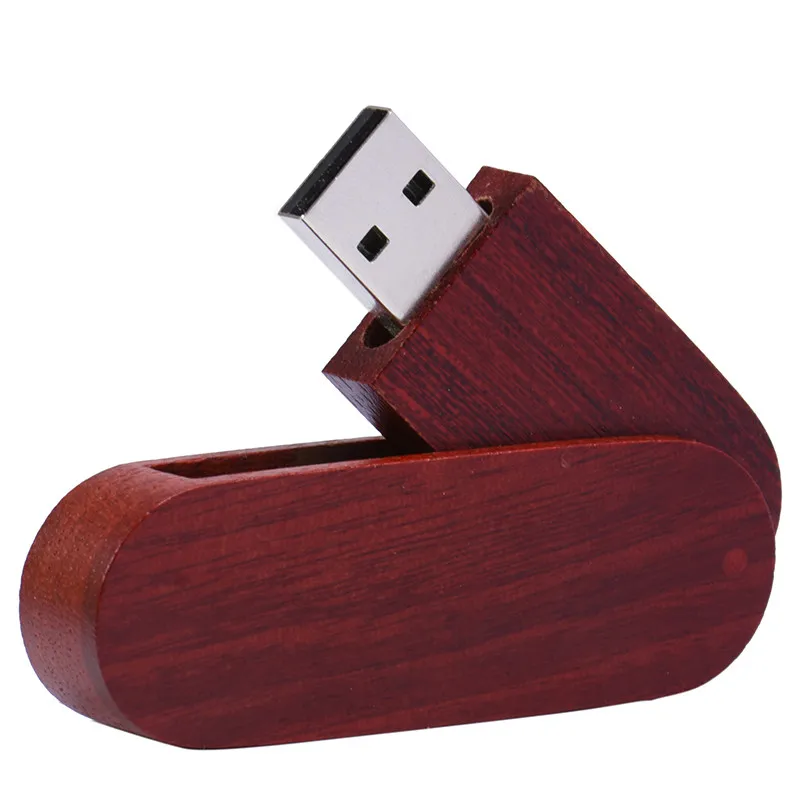 JASTER(более 10 шт. бесплатный логотип) ореховое дерево USB+ коробка Флешка 4 Гб 16 г 32 Гб 64 Гб USB флеш-накопитель карта памяти фотография подарок - Цвет: rose usb