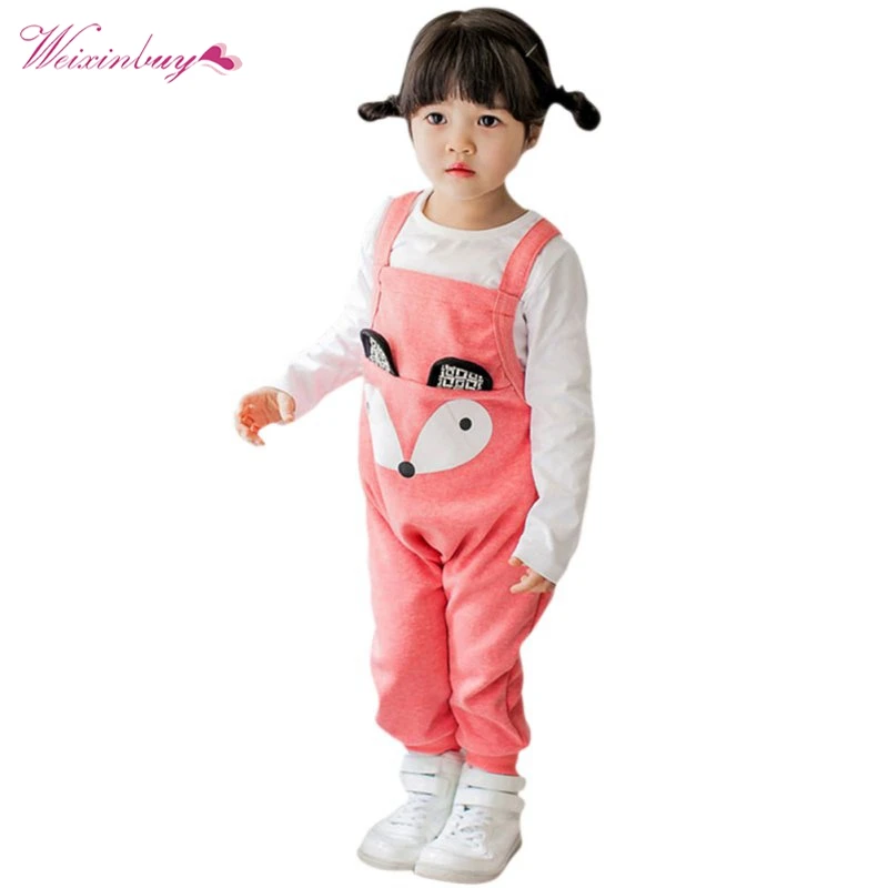 Младенческие штаны для новорожденных детские на лямках маленьких девочек и