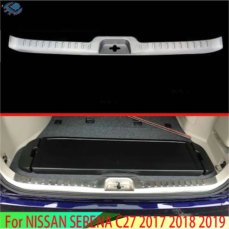 Автомобильные аксессуары из нержавеющей стали для NISSAN Серена C27 2017 2018 2019 задняя