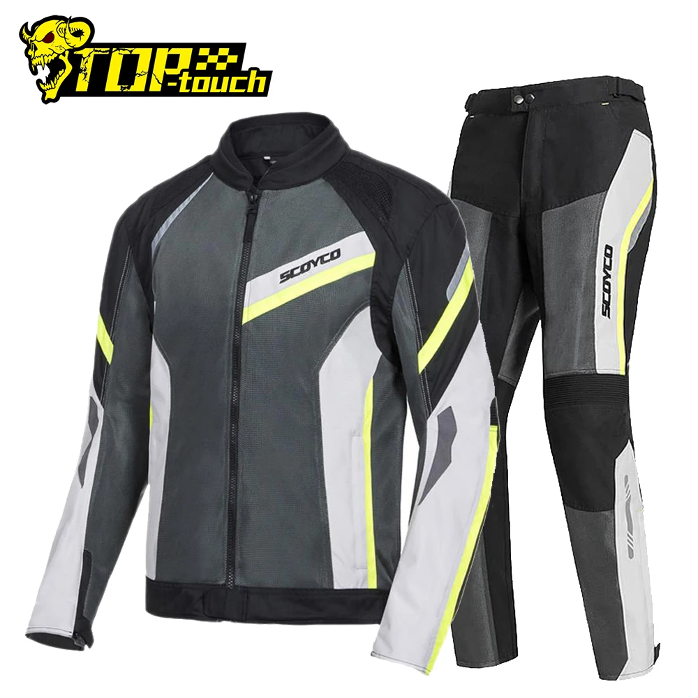 Мотоциклетная куртка SCOYCO мужская летняя дышащая мотоциклетная Chaqueta защитное