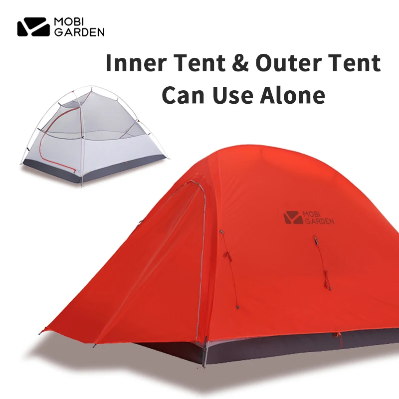 Кемпинговая палатка MOBI для сада светильник Кая на 1-2 человек 20D Кремниевая 4