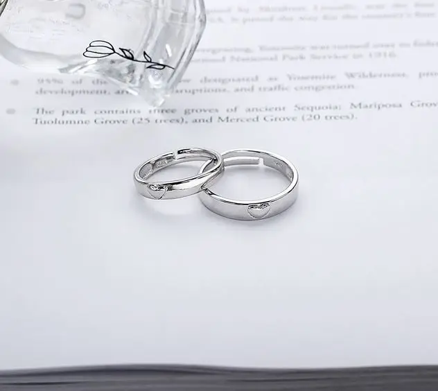 YIWANG925 серебряное Винтажное кольцо ручной работы для мужчин и женщин парные