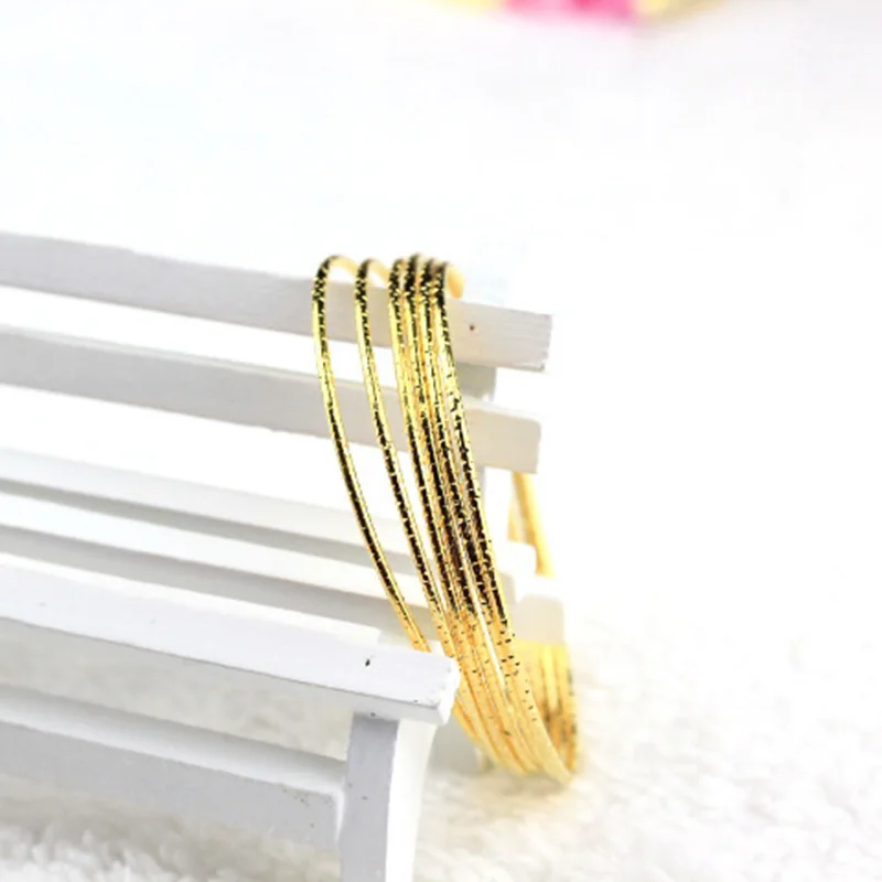 12 шт золотые браслеты подарки женские многослойные Женские Ювелирные изделия