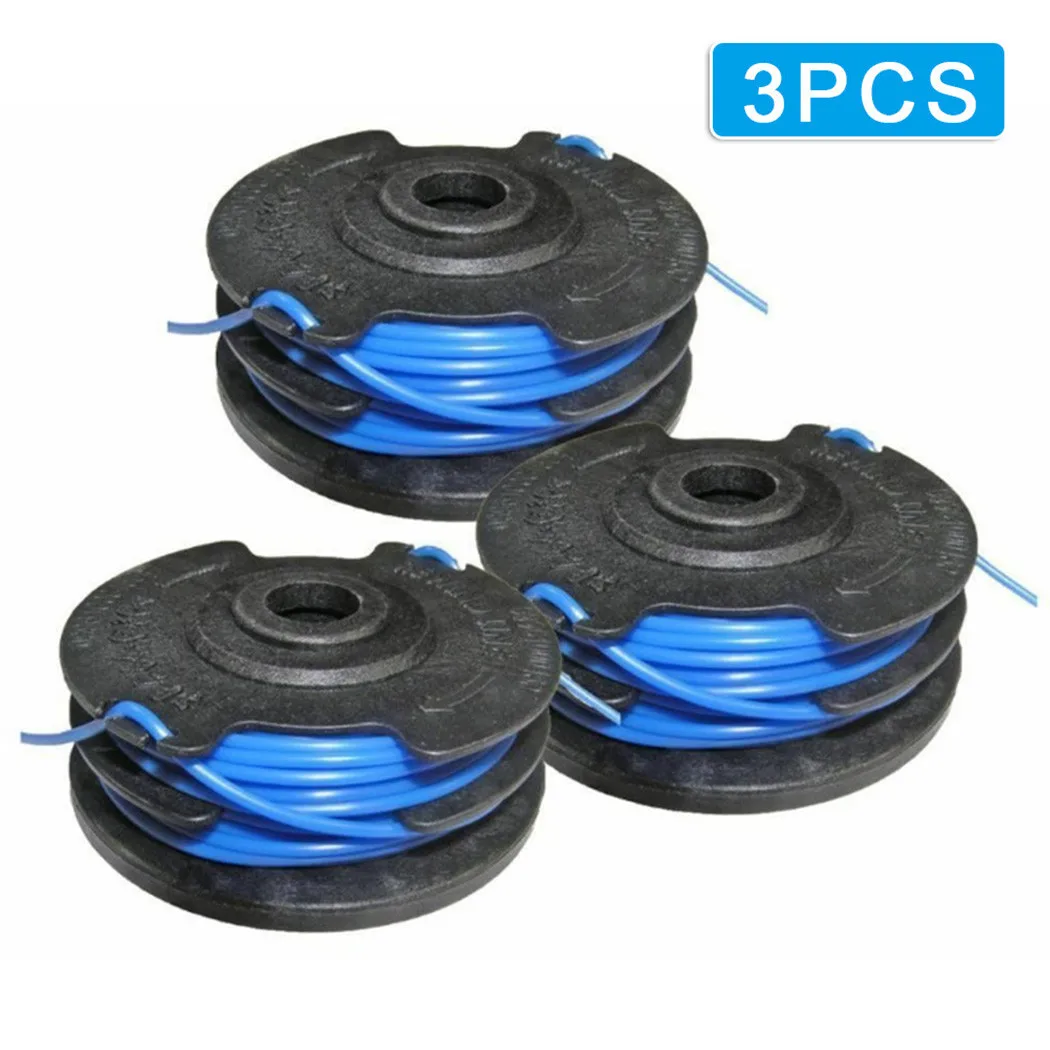 

3 Pack Spool 1.5mm Line Grass Trimmer Strimmer Brush Cutter Accessories Parkside Garden Power Tool Parts For QUALCAST GGT350A1