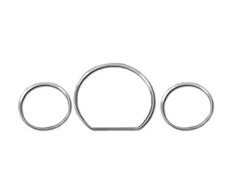 

Chrome Speedometer Gauge Dial Ring Instrument Panel Ring fit for Mercedes Benz W210 00-02 W202 00-02