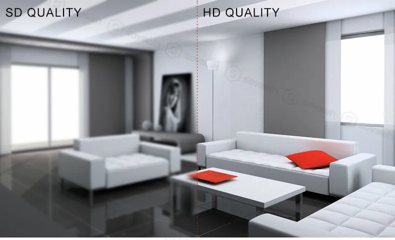 SOVAWIN wifi HD видеокамера CMOS датчик красный светильник ночное видение 5 М камера шпионский монитор Скрытая камера микро камера Поддержка 4-128 г