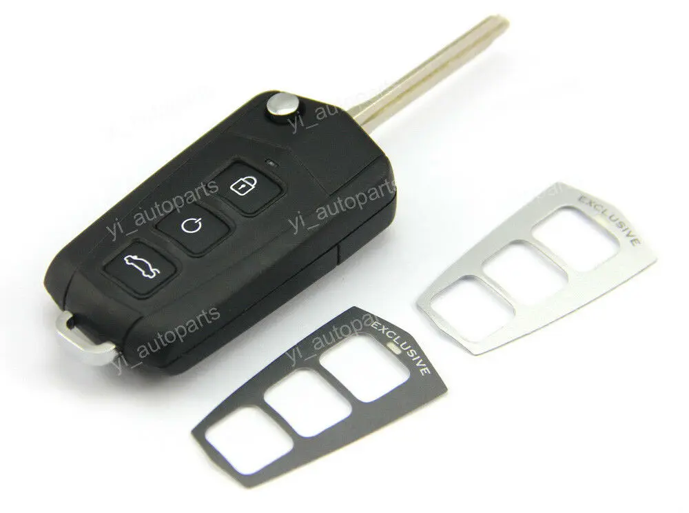 Чехол-книжка для ключа с тремя кнопками складной подходит Hyundai Sonata 06-10 2 цвета