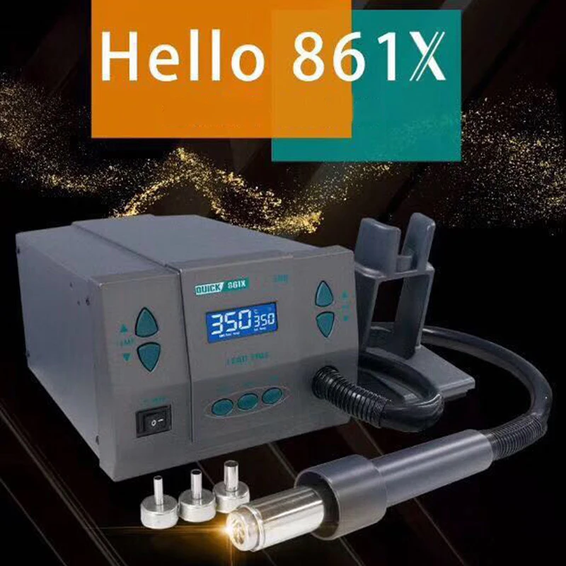 861DW Оригинальная быстрая паяльная станция Quick 861DW ремонтный инструмент Quick 861 dw de паяльная станция для деталей поверхностного монтажа SMD для iPhone samsung huawei phone