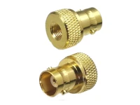 10pcs connector adapter sma male plug to bnc female jack rf coaxial converter straight new gold plated