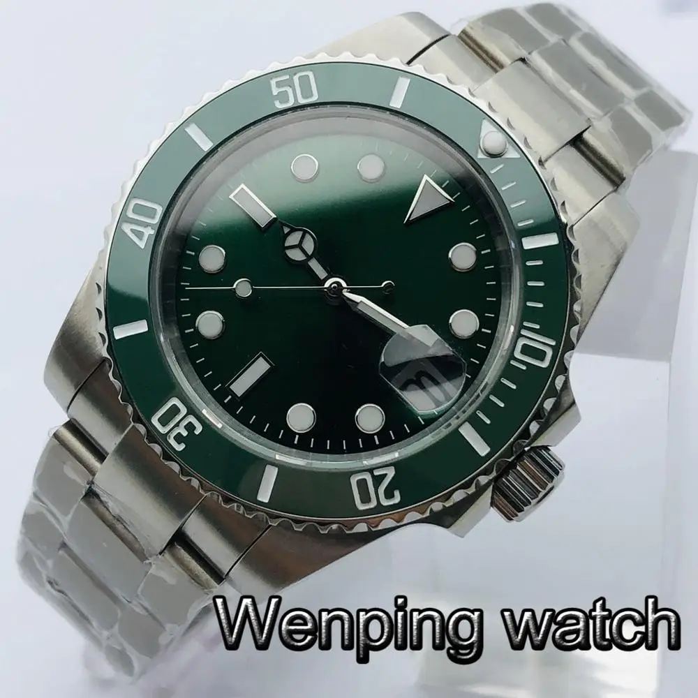 

Goutent 40mm Top Classic Mechanical Watch 10ATM Waterproof Sapphire Glass Ceramic Bezel Seagull ST1612 Movement Automatic Watch