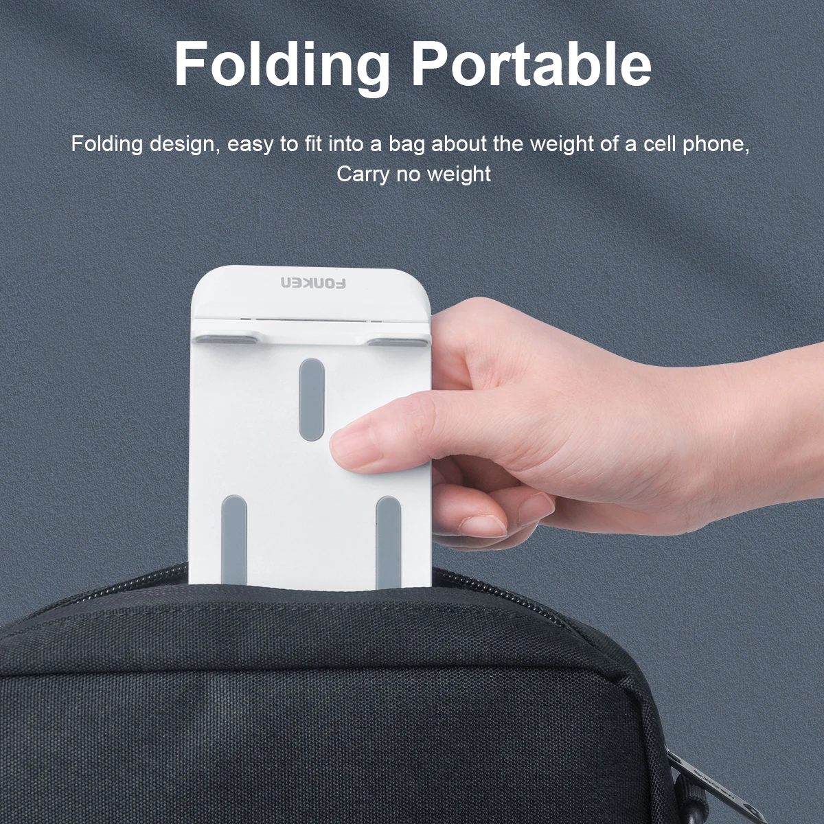 fonken portable desk phone holder for phone stand mobile mount for iphone 11 12 13 samsung honor universal fold support bracket free global shipping