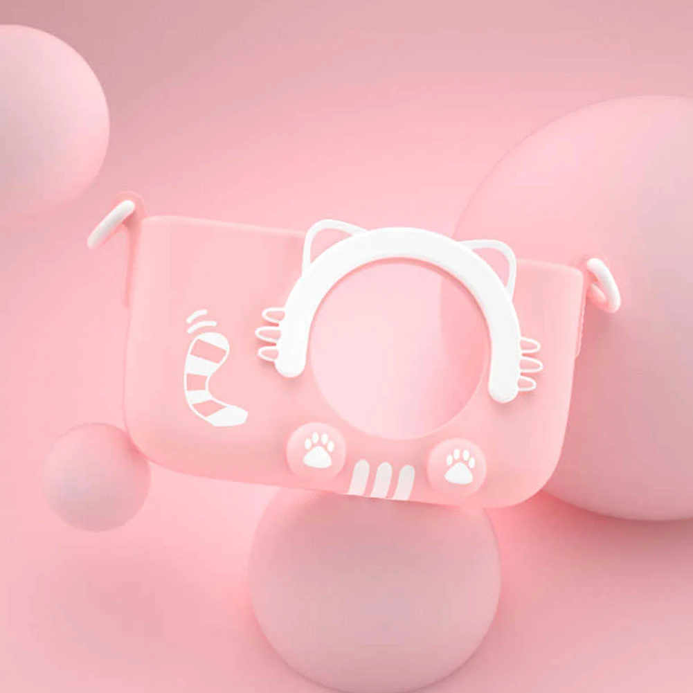 Дети Путешествия видео большой экран Портативный селфи с силиконовым чехлом