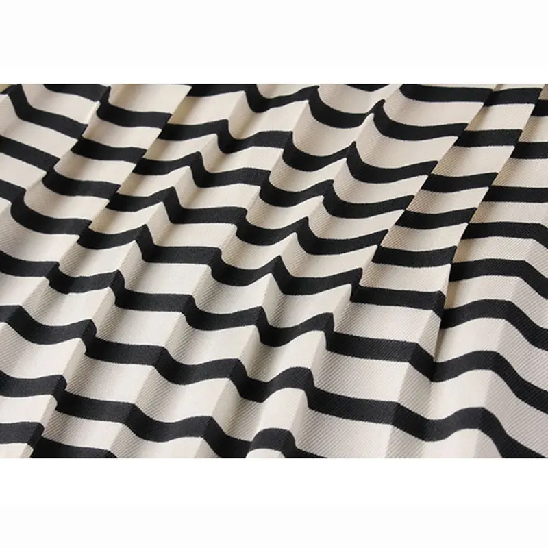 

XITAO Print Pleated Dress Fashion New Women Single Breast 2020 Winter Full Sleeve Patchwork Casual Style Loose Dress ZY3515