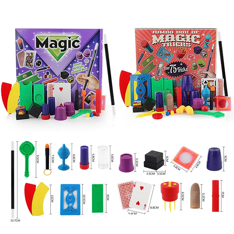 New Funny Magic Props Set For Kids Children Tricks Toys Beginners Kit Performing Puzzle Toy | Игрушки и хобби