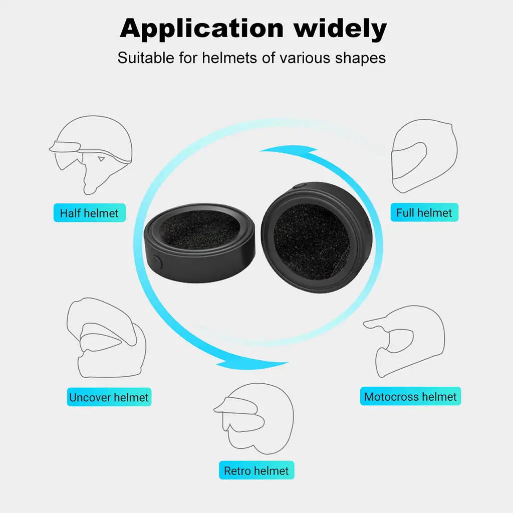 

Мотоциклетная Bluetooth-гарнитура/внутренняя связь с универсальным микрофоном (черный)