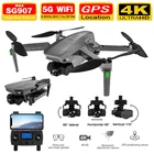 Дрон SG907, камера 4K HD, GPS, WIFI, складной, радиус действия 5G м, поддержка TF-карт