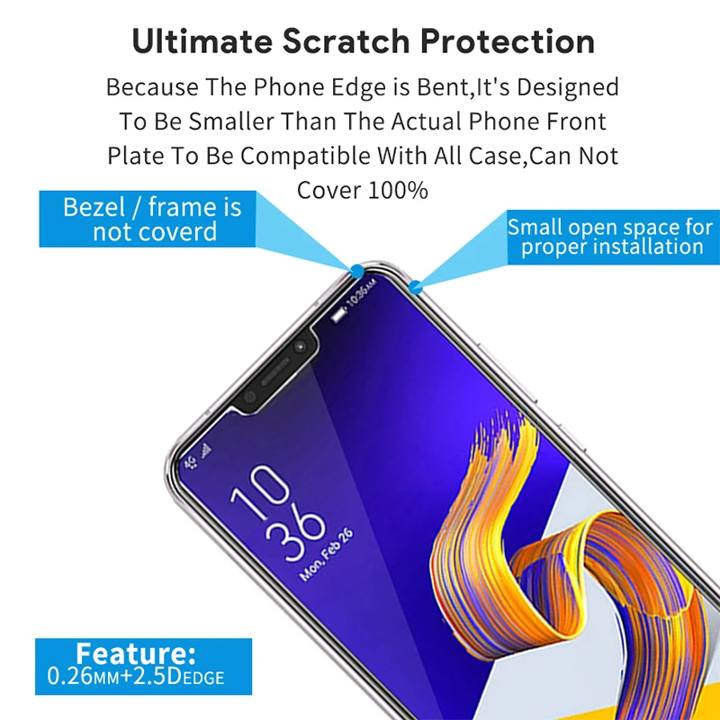 ZB452KG ZB500KL ZB551KL ZC500TG ZC600KL ZE620KL 9H HD закаленное стекло для Asus Zenfone Go 5 Lite 5Z|Защитные