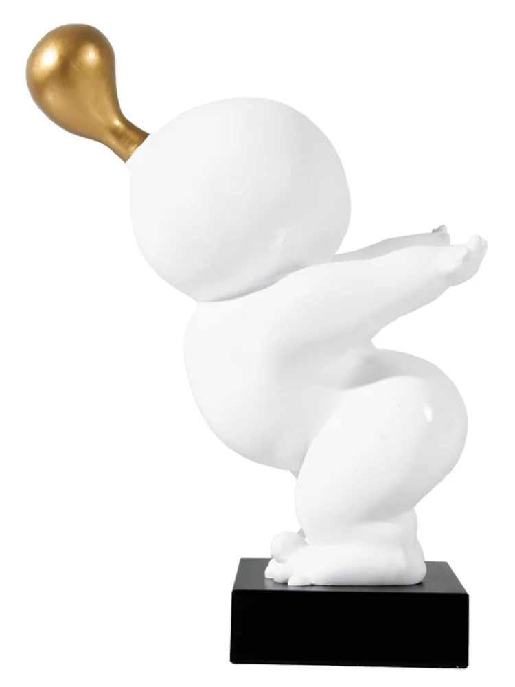 

Фигурки для домашнего декора в Европейском стиле, металлические фигурки слона, декоративные фигурки, аксессуары, подарки, декоративные под...