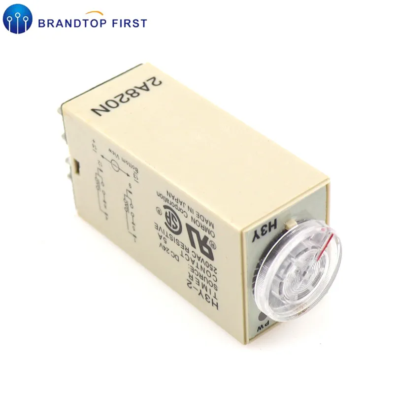 1 шт. H3Y-2 AC 220 В таймер задержки Реле времени 0-60 м 10 м 60S 10S