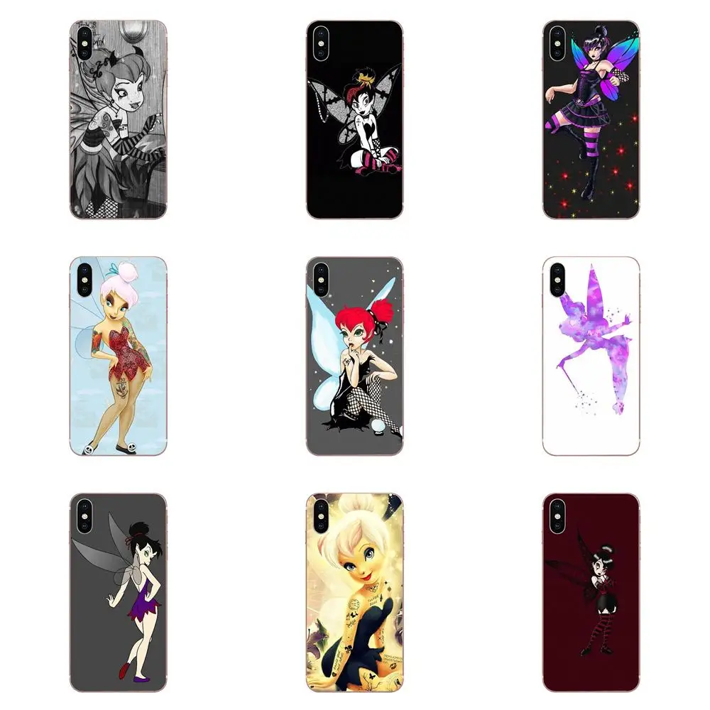 Чехол Goth Tinkerbell для Samsung Galaxy A51 A01 A81 S9 S8 Plus S20 S10 A50 A70 A40 A71|Бамперы| |