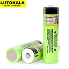 Оригинальная перезаряжаемая литиевая батарея Liitokala NCR18650B, 3,7 в, 3400 мА  ч, 18650, подходит для фонарика (без печатной платы)