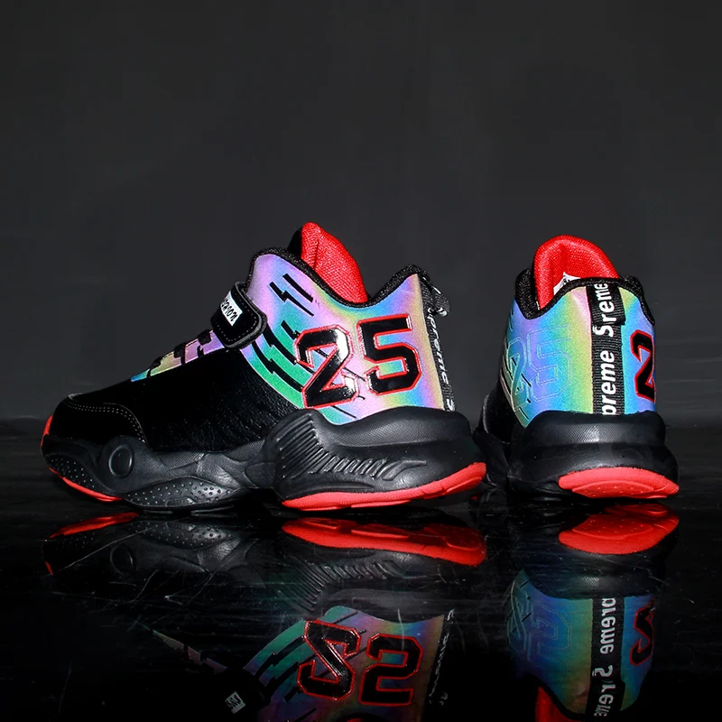 Детская Баскетбольная обувь для мальчиков Детские уличные кроссовки jordan Дышащая