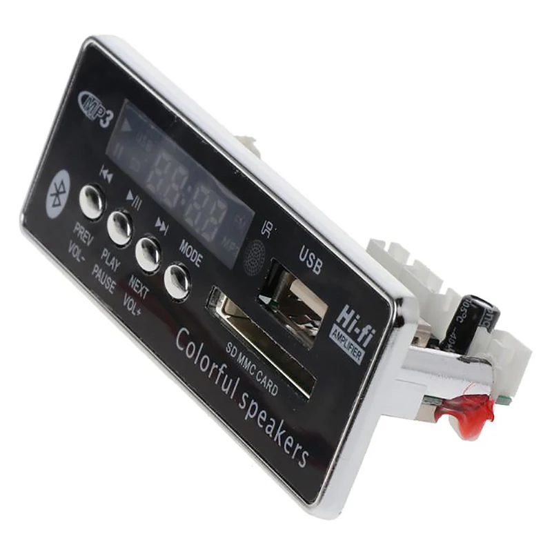 Плата декодера Mp3 с Bluetooth модуль декодирования MP3 плеера поддержкой Fm радио Usb Tf ЖК