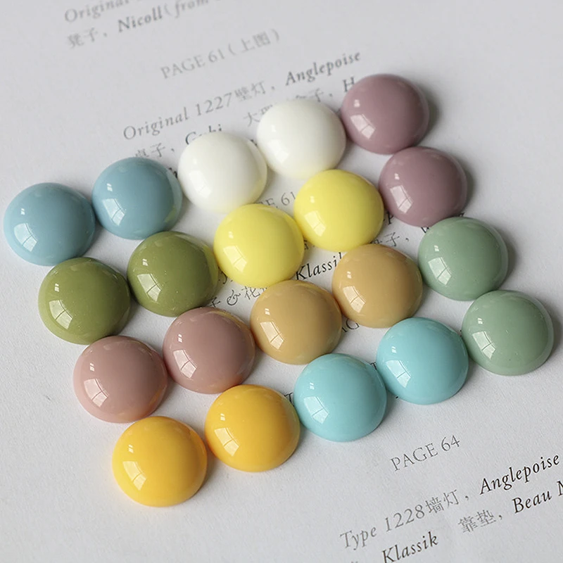 10PCS Прекрасные круглые магниты на холодильник Маленькие красочные наклейки 13 мм