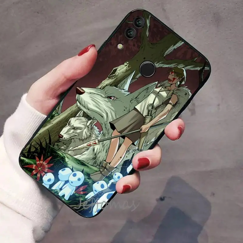 

Mononoke Hime Phone Case For Huawei Honor view 7a5.45inch 7c5.7inch 8x 8a 8c 9 9x 10 20 10i 20i lite pro