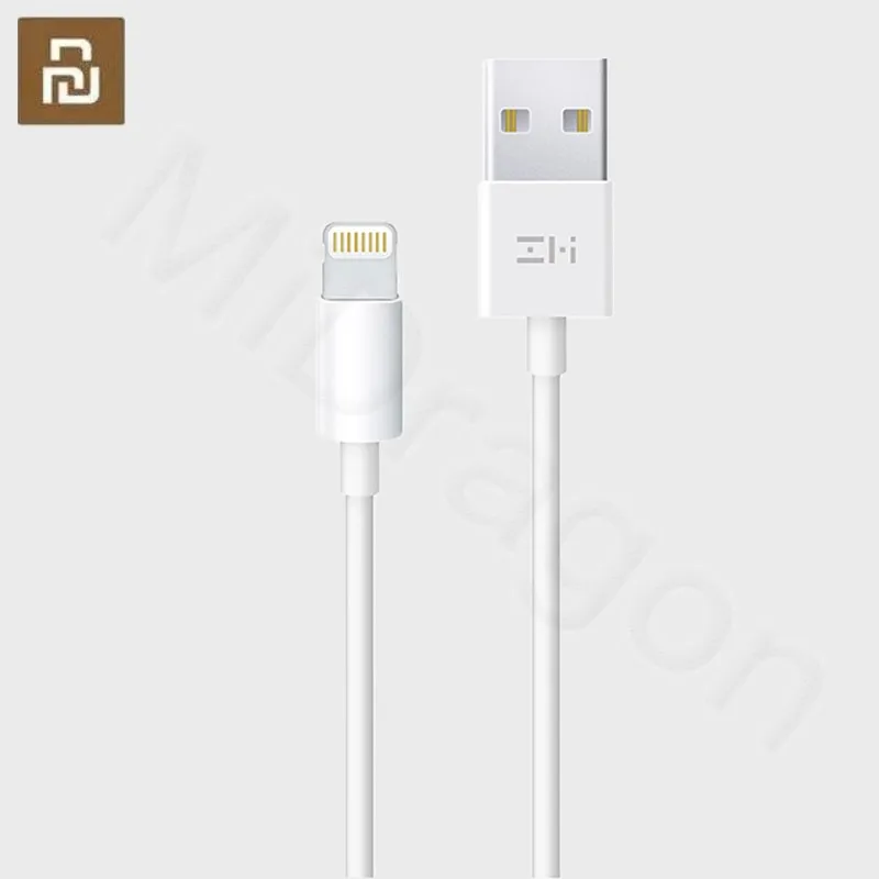 Кабель для передачи данных ZMI 1 м белый iphone Ipad ipod MFI Сертификация зарядный кабель