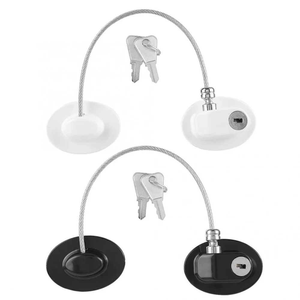 

Practical Baby Kids Safety Lock Proof Cabinet Drawer Fridge Cupboard Door Punch-free safety lock Freezer lock Cabinet lock