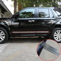 car door body chrome side molding protector trim stainless steel sticker strips for land%c2%a0rover%c2%a0freelander%c2%a02 2008 2015 accessorie