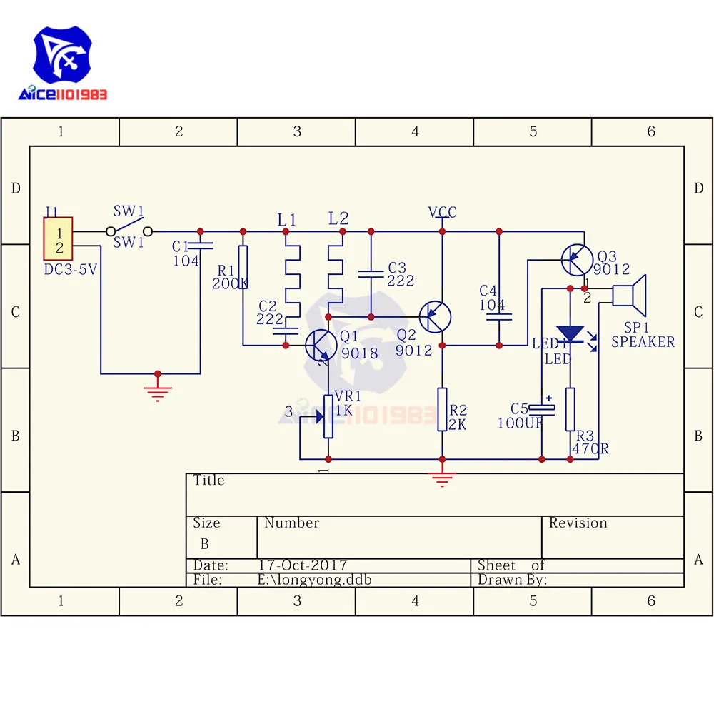 Набор для самостоятельной сборки набор металлоискателя электронный комплект